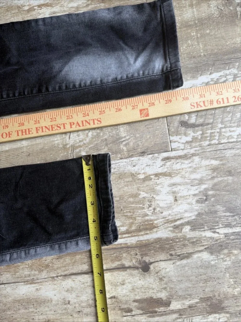 Premium Disaster DZTR Slim Fit Distressed Black Jeans Men’s 34x30